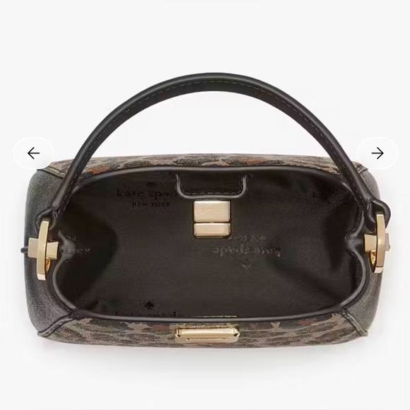 Kate Spade Phoebe Spotted Leopard Top Handle Crossbody Bag - Picture 3 of 6